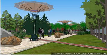 某社區(qū)公園精品景觀設(shè)計模型 建筑工程設(shè)計的生態(tài)美學(xué)實(shí)踐